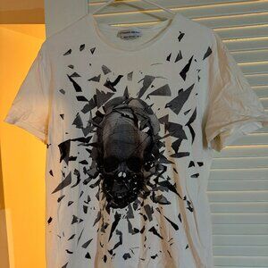 Alexander McQueen White Skull T-Shirt